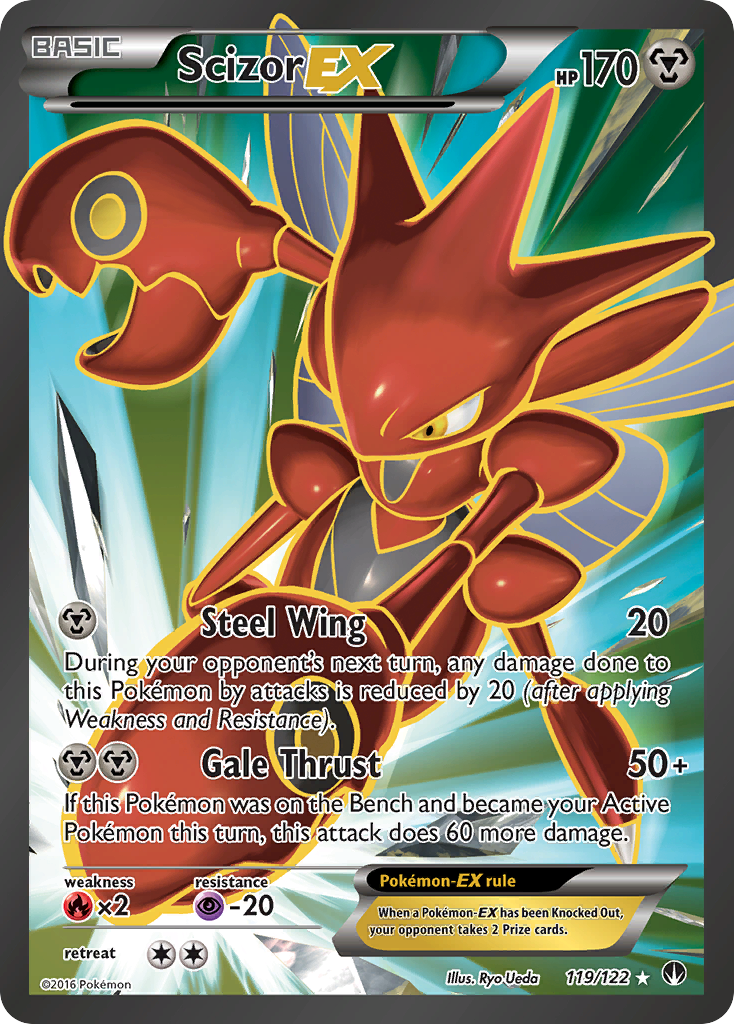 Scizor EX (119/122) [XY: BREAKpoint] | Silver Goblin