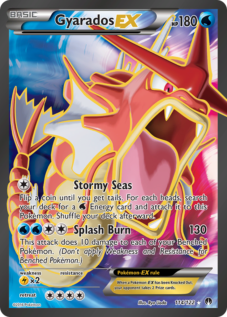 Gyarados EX (114/122) [XY: BREAKpoint] | Silver Goblin