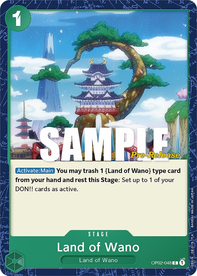 Land of Wano [Paramount War Pre-Release Cards] | Silver Goblin