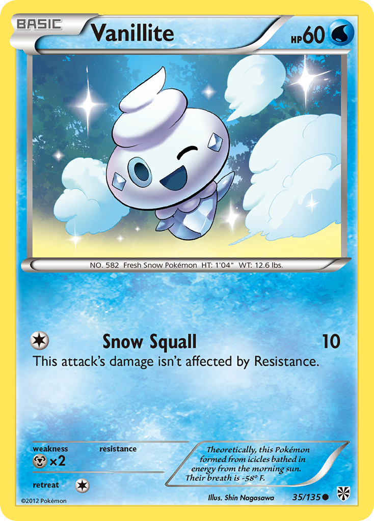 Vanillite (35/135) [Black & White: Plasma Storm] | Silver Goblin