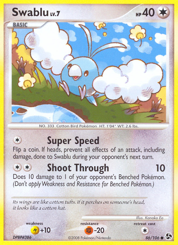 Swablu (86/106) [Diamond & Pearl: Great Encounters] | Silver Goblin