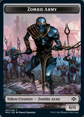 Treasure (21) // Zombie Army Double-Sided Token [Modern Horizons 2 Tokens] | Silver Goblin