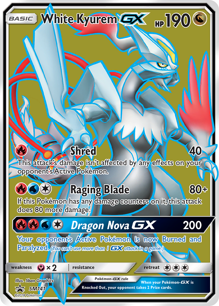 White Kyurem GX (SM141) [Sun & Moon: Black Star Promos] | Silver Goblin