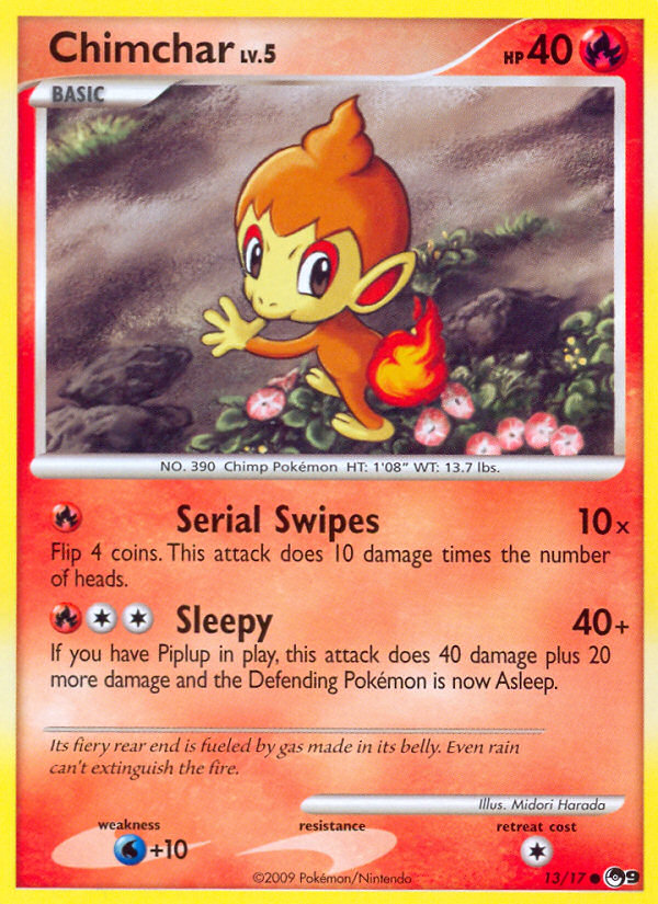 Chimchar (13/17) [POP Series 9] | Silver Goblin