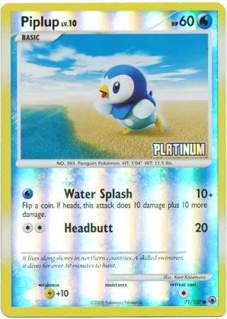 Piplup (71/100) [Burger King Promos: 2009 Collection] | Silver Goblin