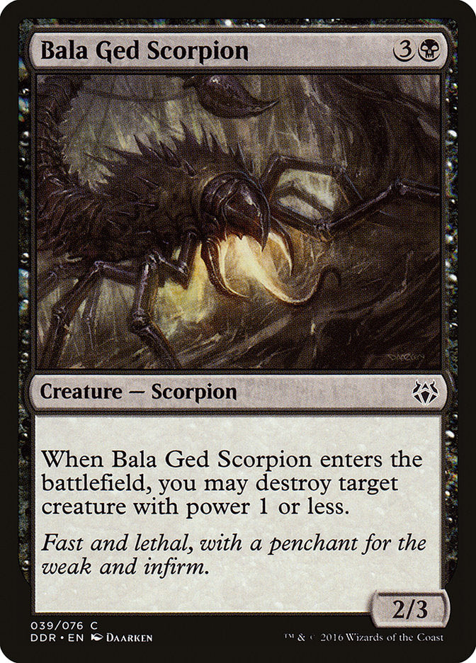 Bala Ged Scorpion [Duel Decks: Nissa vs. Ob Nixilis] | Silver Goblin