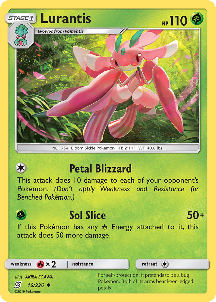 Lurantis (16/236) [Sun & Moon: Unified Minds] | Silver Goblin