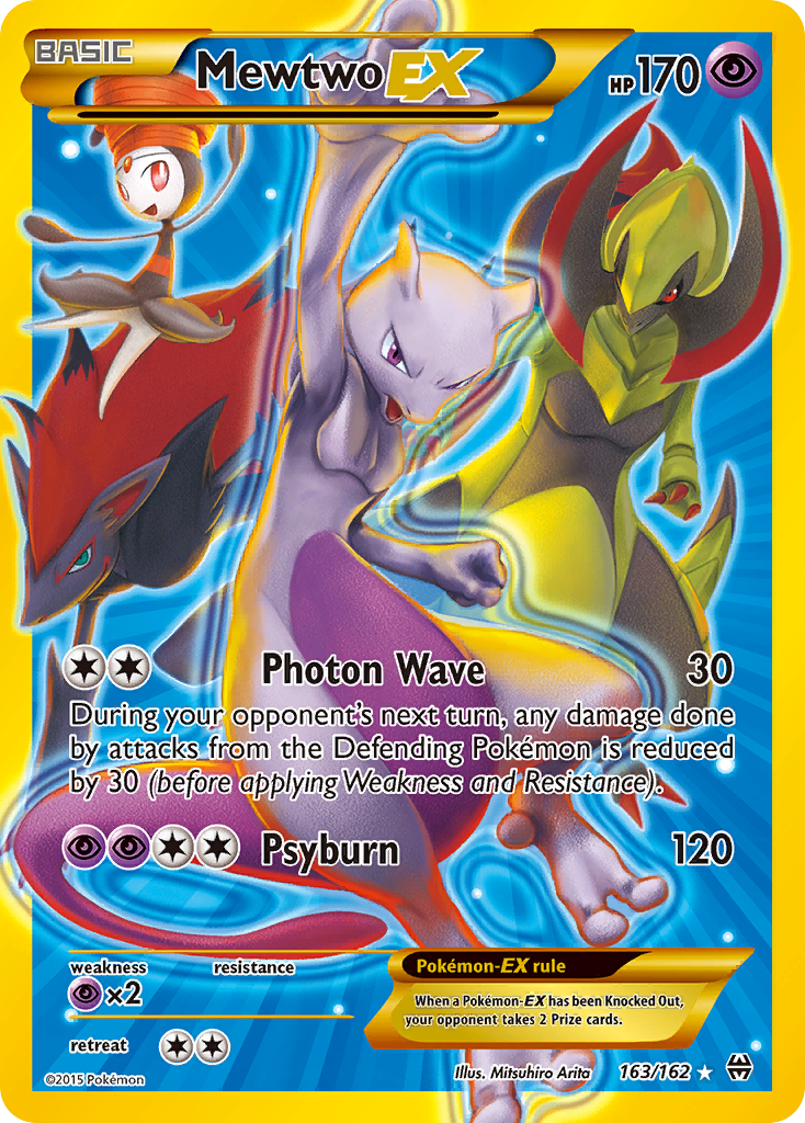 Mewtwo EX (163/162) [XY: BREAKthrough] | Silver Goblin