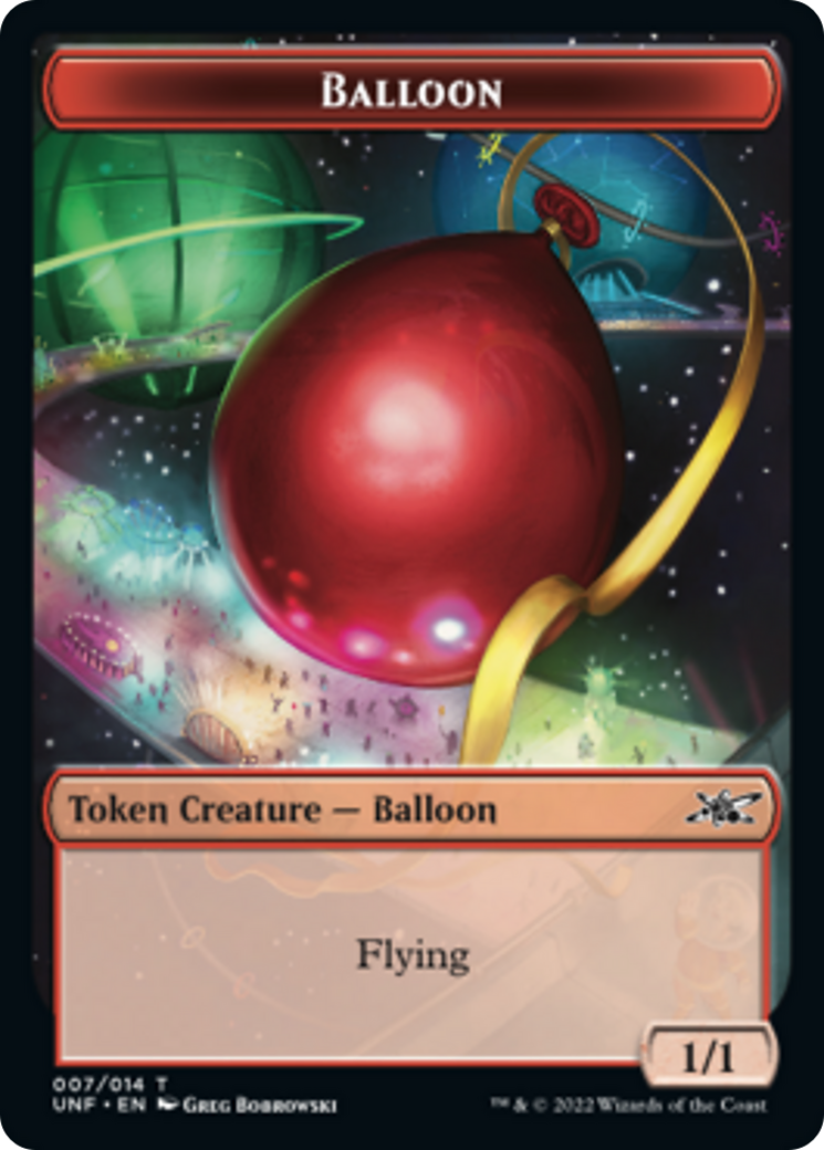 Squirrel // Balloon Double-Sided Token [Unfinity Tokens] | Silver Goblin