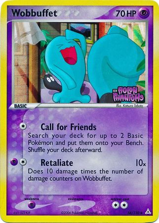 Wobbuffet (56/110) (Stamped) [EX: Holon Phantoms] | Silver Goblin