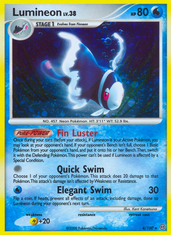 Lumineon (4/100) [Diamond & Pearl: Stormfront] | Silver Goblin