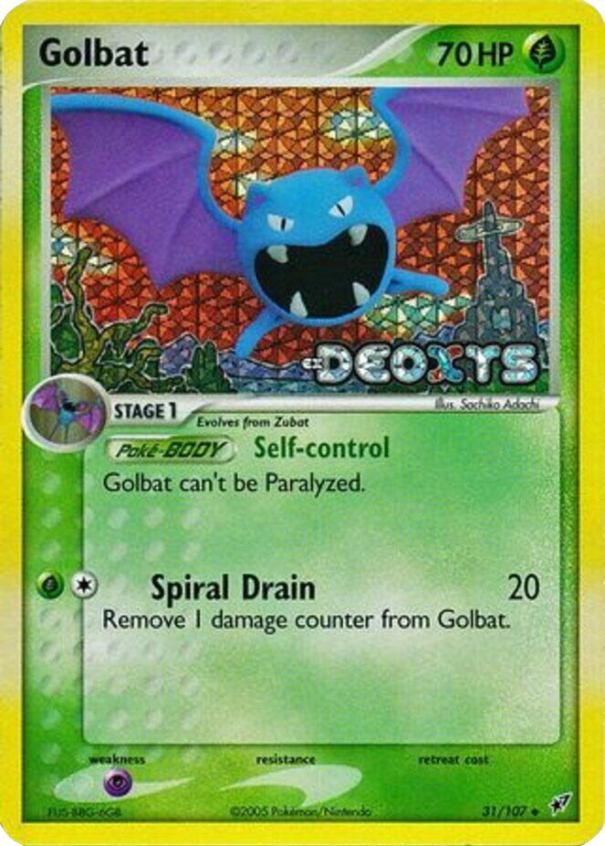 Golbat (31/107) (Stamped) [EX: Deoxys] | Silver Goblin