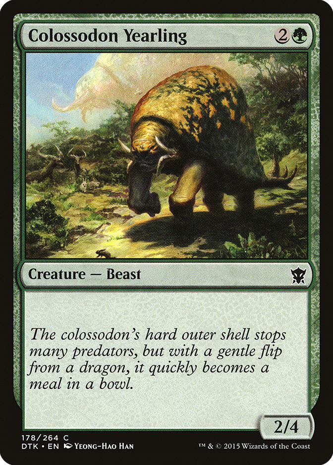 Colossodon Yearling [Dragons of Tarkir] | Silver Goblin