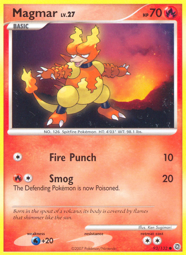 Magmar (93/132) [Diamond & Pearl: Secret Wonders] | Silver Goblin