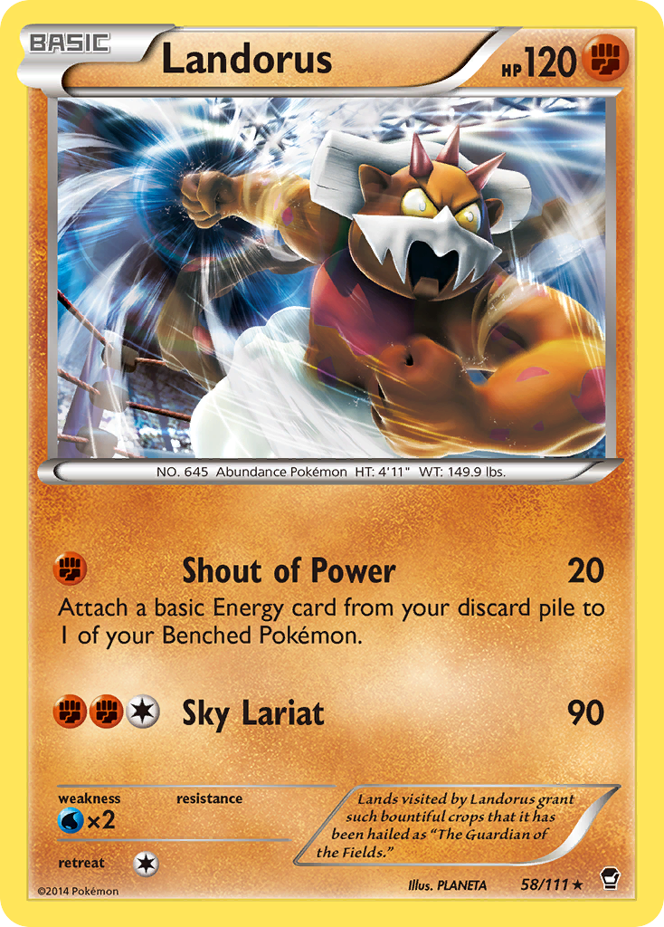 Landorus (58/111) [XY: Furious Fists] | Silver Goblin