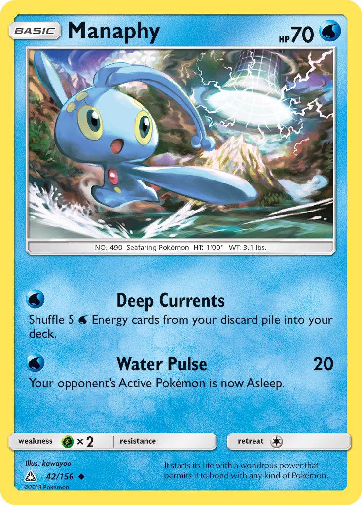 Manaphy (42/156) [Sun & Moon: Ultra Prism] | Silver Goblin