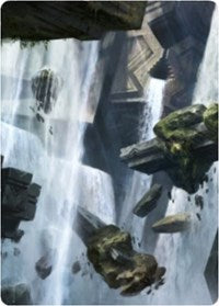 Island 1 Art Card [Zendikar Rising Art Series] | Silver Goblin