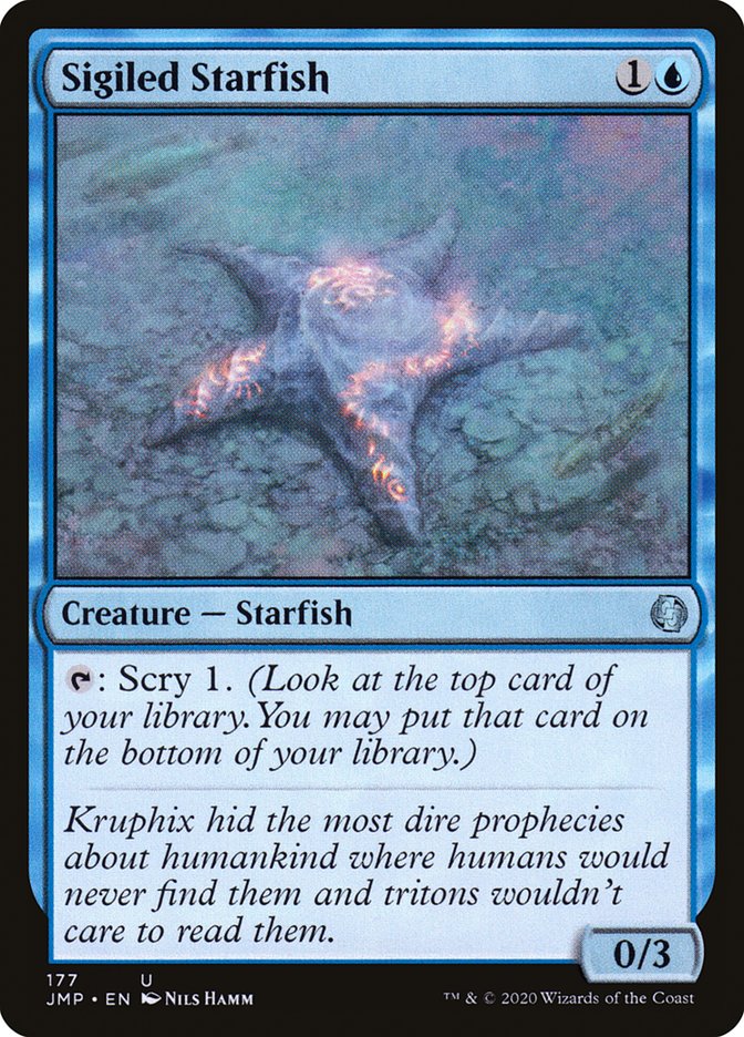 Sigiled Starfish [Jumpstart] | Silver Goblin