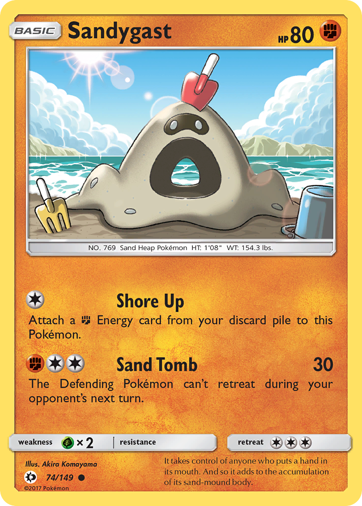 Sandygast (74/149) [Sun & Moon: Base Set] | Silver Goblin