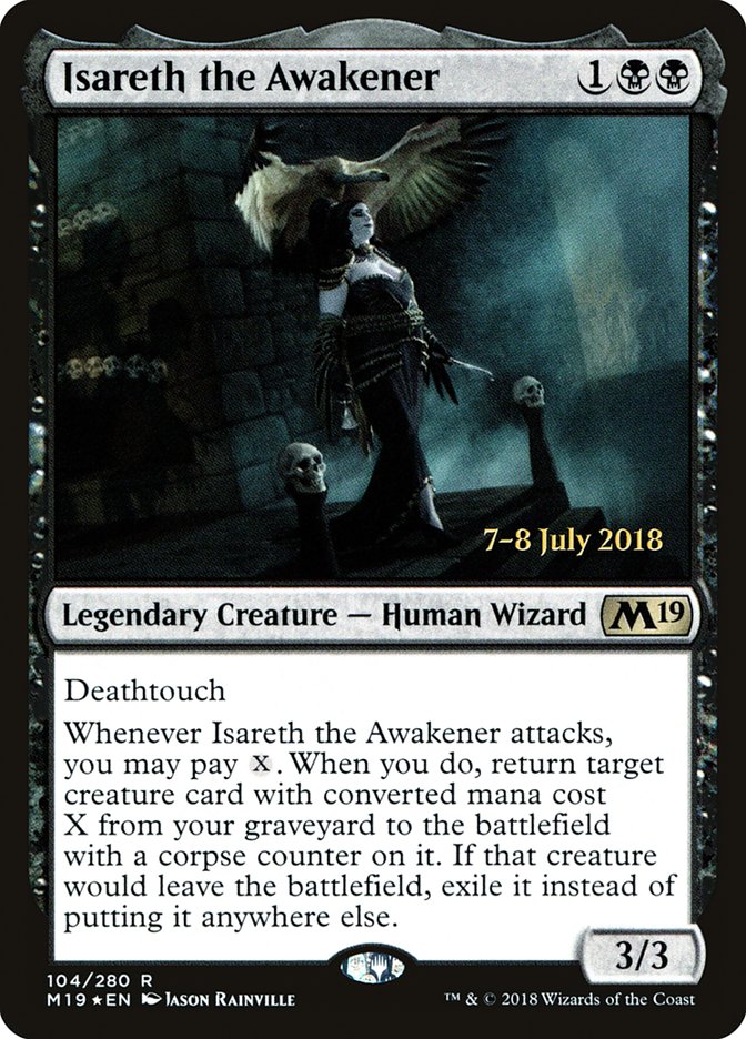 Isareth the Awakener [Core Set 2019 Prerelease Promos] | Silver Goblin