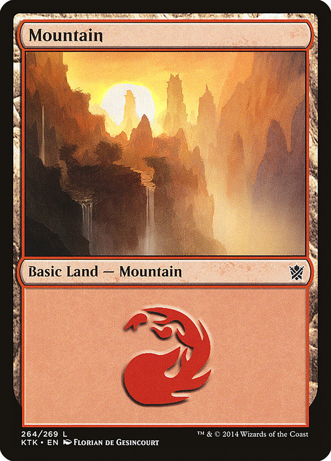 Mountain (264) [Khans of Tarkir] | Silver Goblin