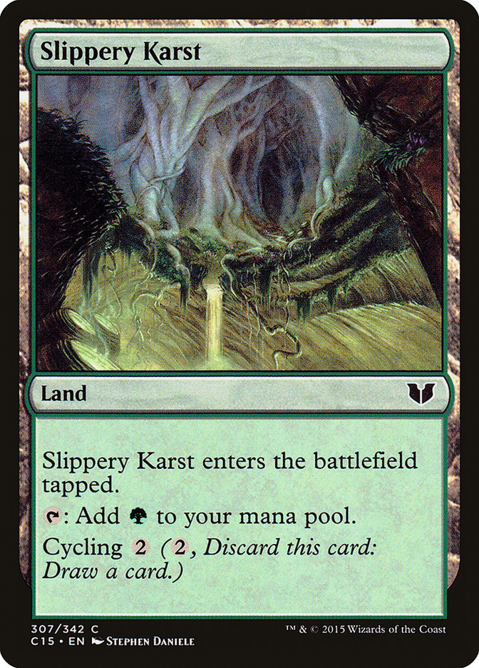 Slippery Karst [Commander 2015] | Silver Goblin