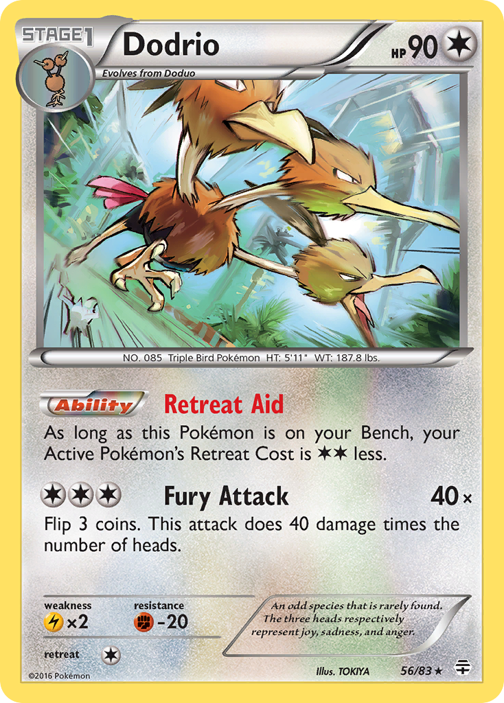 Dodrio (56/83) [XY: Generations] | Silver Goblin