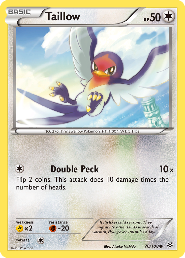 Taillow (70/108) [XY: Roaring Skies] | Silver Goblin