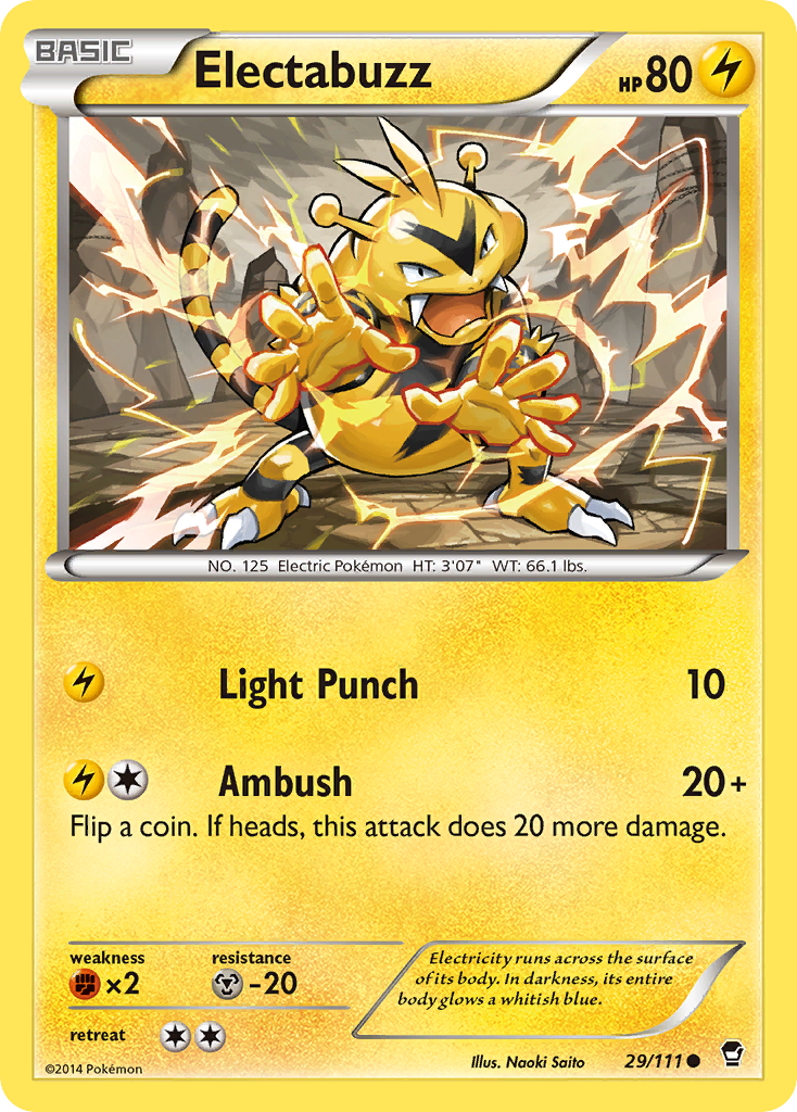 Electabuzz (29/111) [XY: Furious Fists] | Silver Goblin