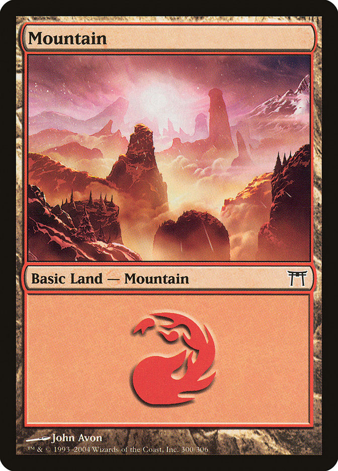 Mountain (300) [Champions of Kamigawa] | Silver Goblin