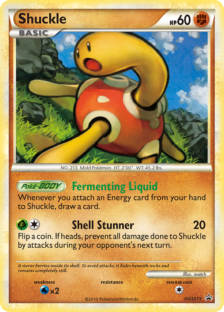 Shuckle (HGSS15) [HeartGold & SoulSilver: Black Star Promos] | Silver Goblin