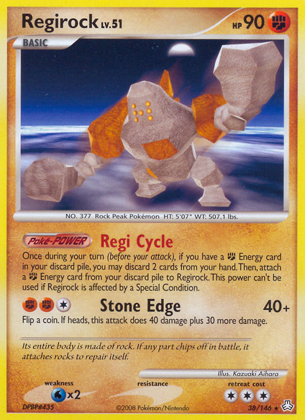 Regirock (38/146) [Diamond & Pearl: Legends Awakened] | Silver Goblin