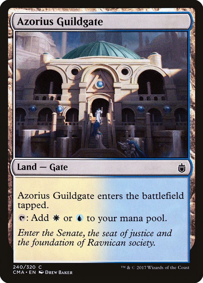 Azorius Guildgate [Commander Anthology] | Silver Goblin