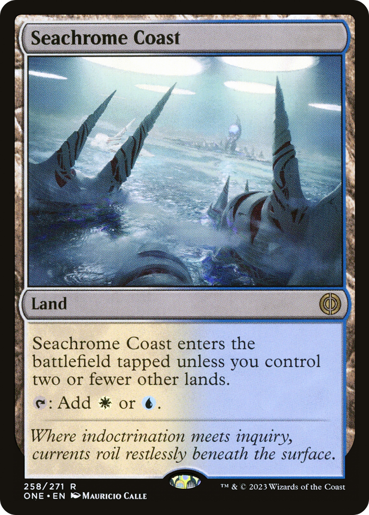 Seachrome Coast [Phyrexia: All Will Be One] | Silver Goblin