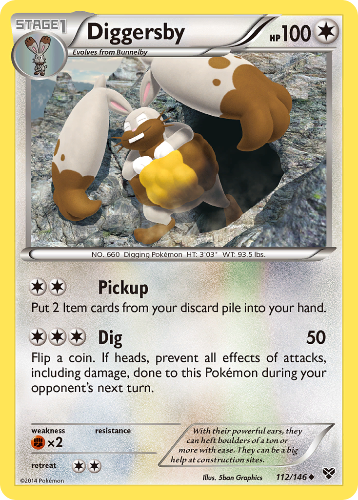 Diggersby (112/146) [XY: Base Set] | Silver Goblin