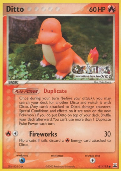 Ditto (61/113) (Origins Game Fair 2007) [EX: Delta Species] | Silver Goblin