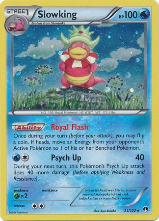 Slowking (21/122) (Cosmos Holo) [XY: BREAKpoint] | Silver Goblin