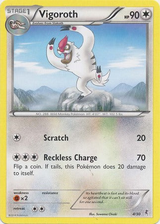 Vigoroth (4/30) [XY: Trainer Kit 1 - Bisharp] | Silver Goblin