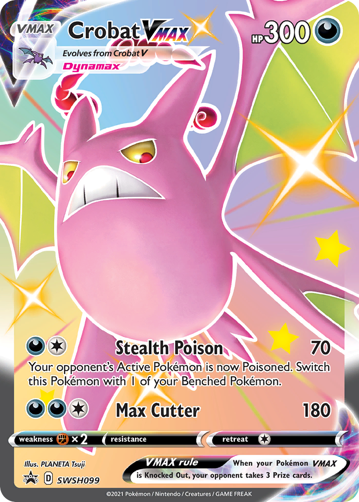 Crobat VMAX (SWSH099) [Sword & Shield: Black Star Promos] | Silver Goblin