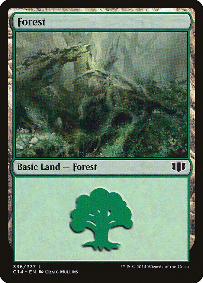 Forest (336) [Commander 2014] | Silver Goblin