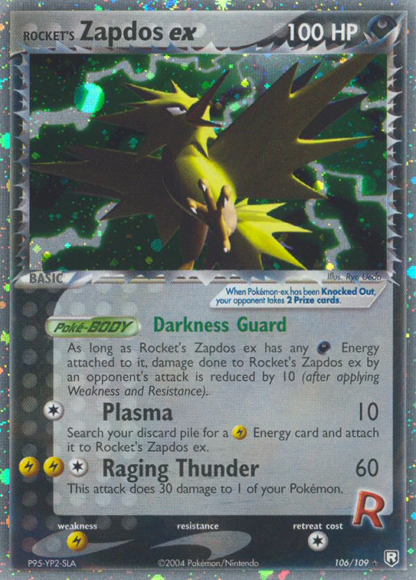 Rocket's Zapdos ex (106/109) [EX: Team Rocket Returns] | Silver Goblin