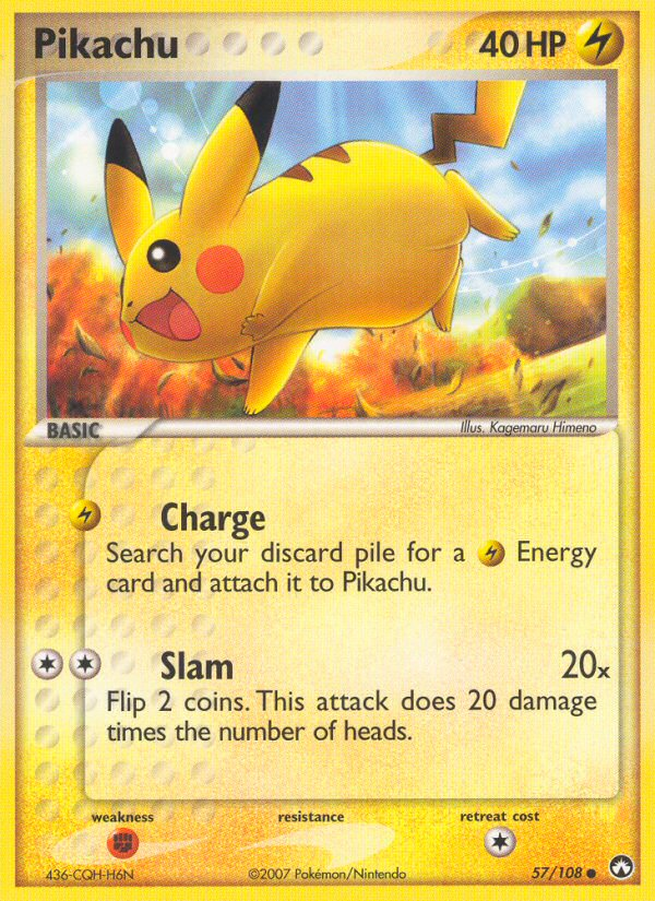 Pikachu (57/108) [EX: Power Keepers] | Silver Goblin