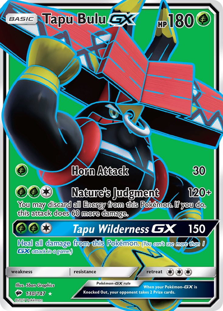 Tapu Bulu GX (130/147) [Sun & Moon: Burning Shadows] | Silver Goblin