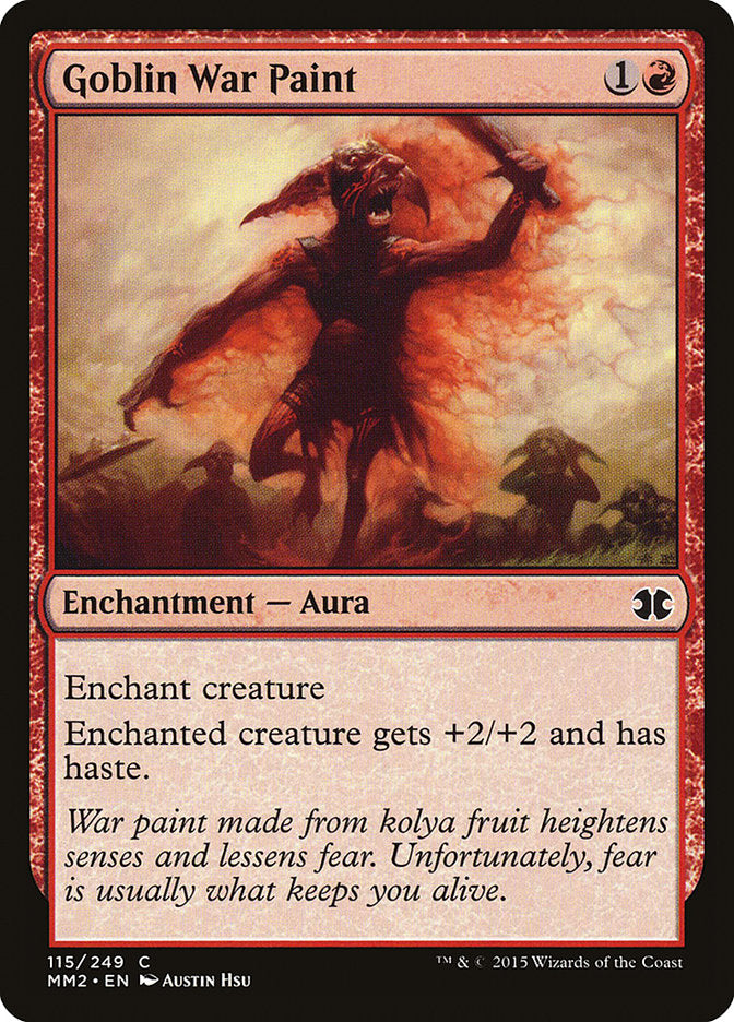 Goblin War Paint [Modern Masters 2015] | Silver Goblin