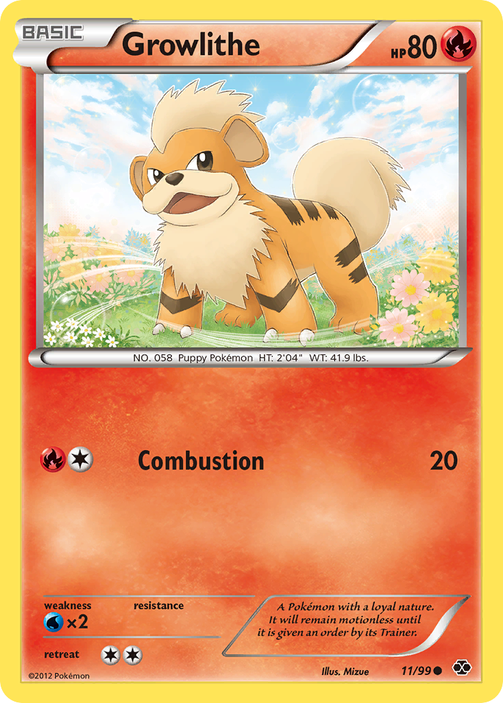 Growlithe (11/99) [Black & White: Next Destinies] | Silver Goblin