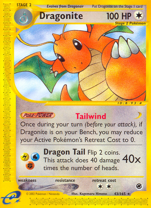 Dragonite (43/165) [Expedition: Base Set] | Silver Goblin