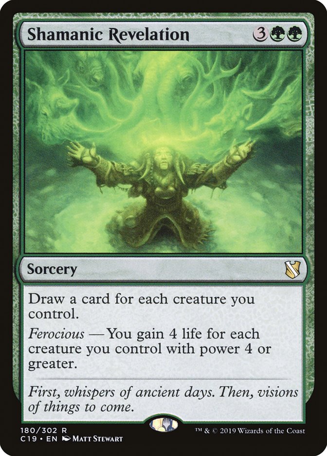 Shamanic Revelation [Commander 2019] | Silver Goblin