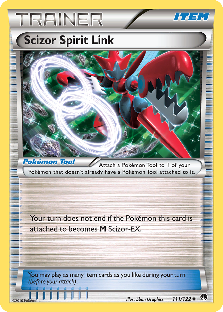 Scizor Spirit Link (111/122) [XY: BREAKpoint] | Silver Goblin