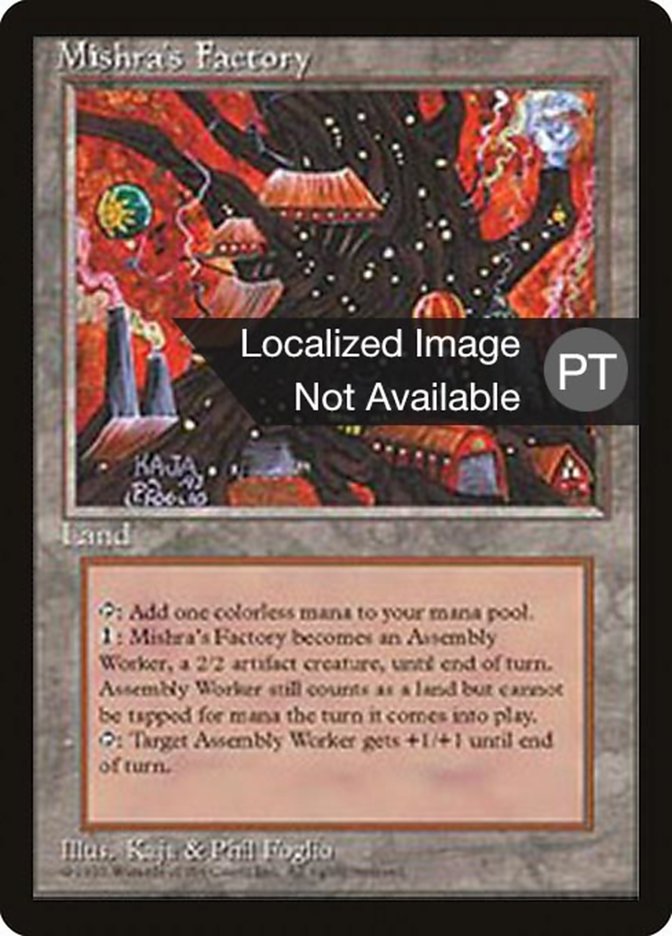 Mishra's Factory [Fourth Edition (Foreign Black Border)] | Silver Goblin