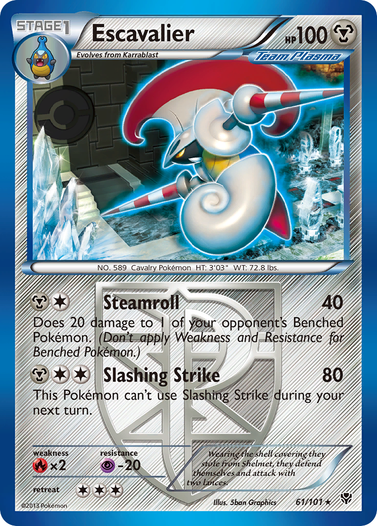 Escavalier (61/101) [Black & White: Plasma Blast] | Silver Goblin